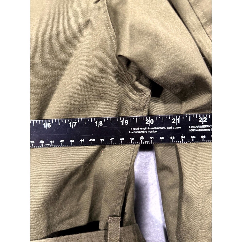 US Army War Winter Great Coat Lining OG-107 Overcoat Cotton Women Medium Green - Picture 10 of 13